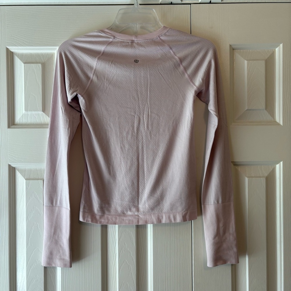 lululemon athletica Light Pink Long Sleeve Tee ##startwhereyouare